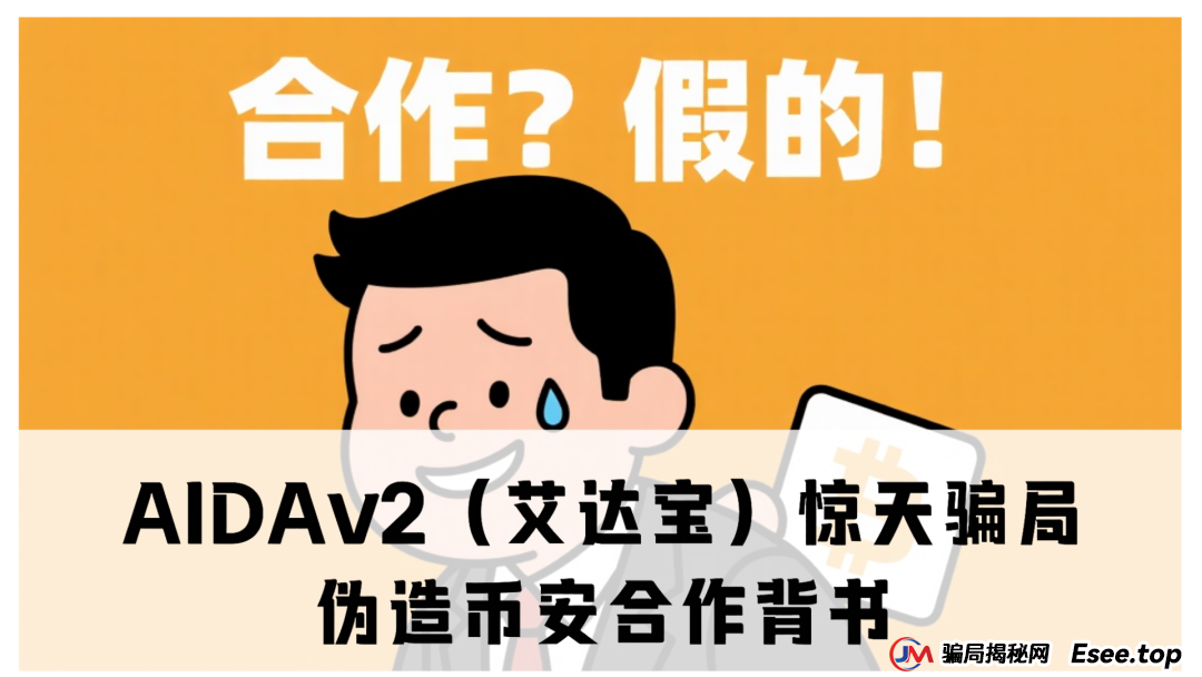 曝光 | AIDAv2（艾达宝）惊天资金盘骗局：伪造币安合作背书，用户资金被项目方