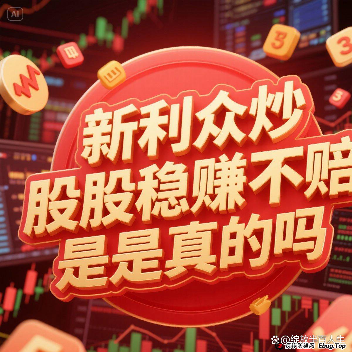 警惕！新利众 “稳赚不赔” 背后的炒股骗局，看似诱人的财富神话，实则是精