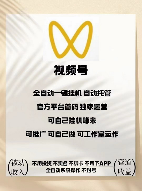 蚂蚁挂-机任务首码，“抖音+视频号”自动搬砖