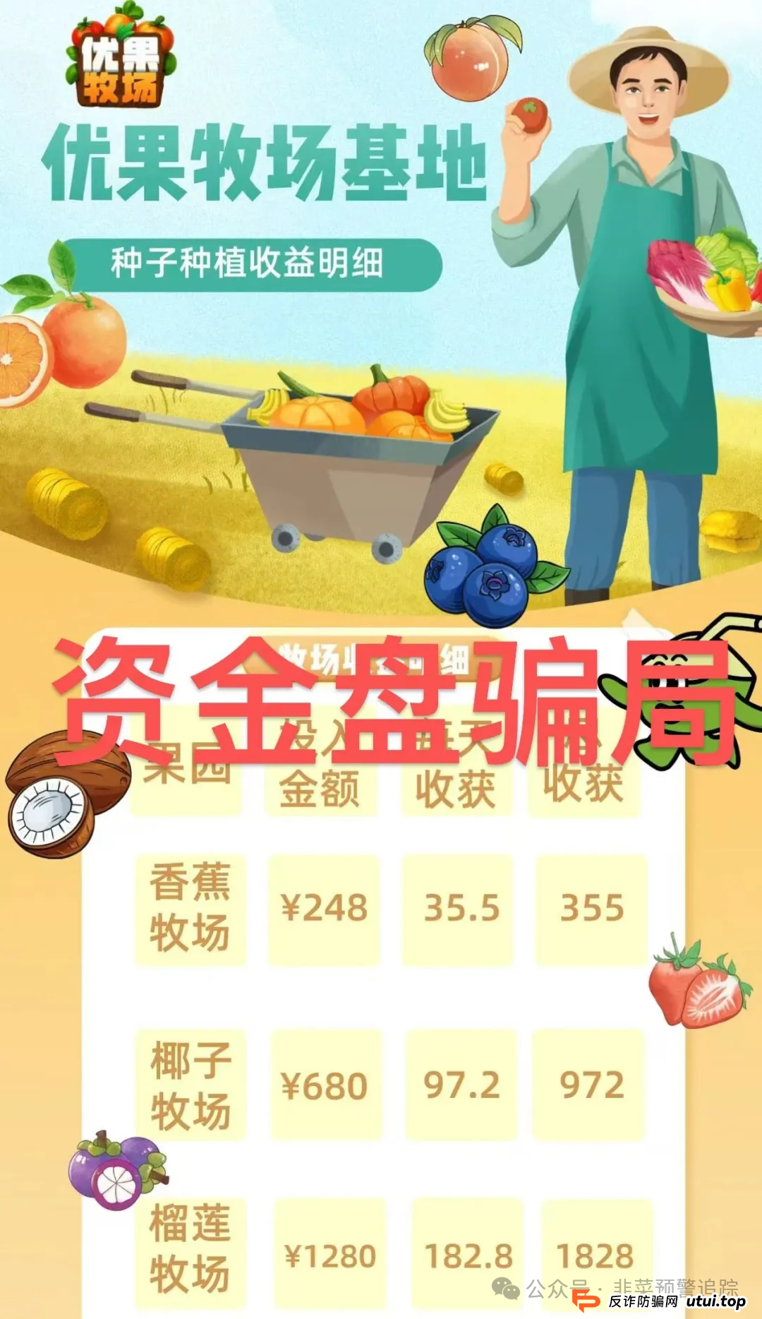 警惕！优果牧场,优哩哩,南华金融-鼎珮证券,迪斯康特...这些都是诈骗资金盘，马上崩盘，别上