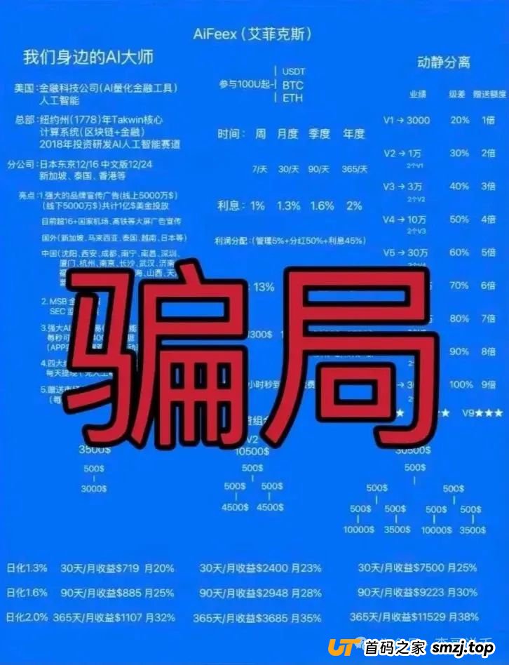 Aifeex艾菲克斯暂停提现，准备开始割第二波，即将崩盘跑路！！