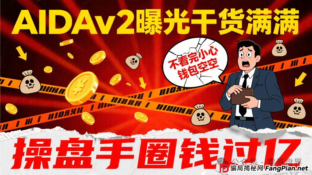 AIDAv2曝光干货满满,不看完小心钱包空空,操盘手圈钱过亿