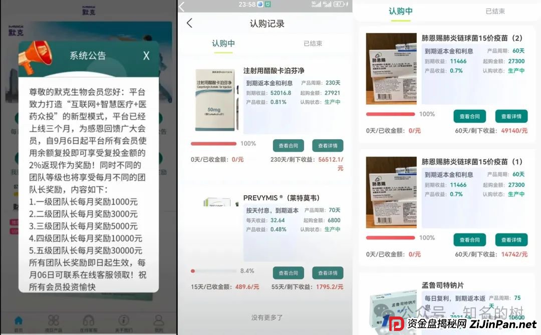 默克生物资金盘：借医药健康概念行骗的资金盘骗局！高危预警！