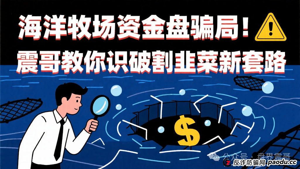 海洋牧场资金盘骗局!震哥教你识破割韭菜新套路