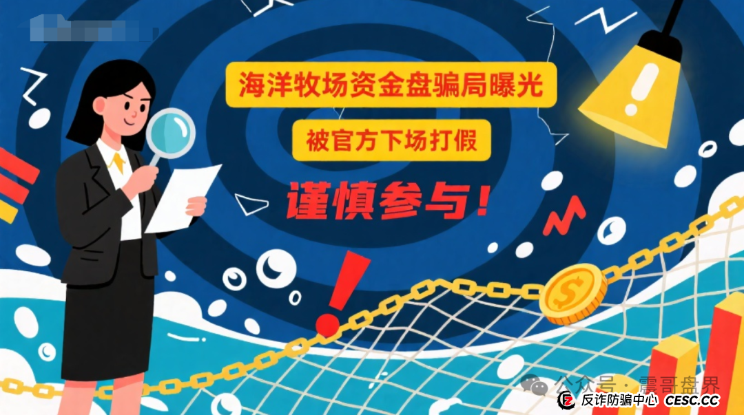 海洋牧场资金盘骗局曝光,被官方下场打假,谨慎参与!