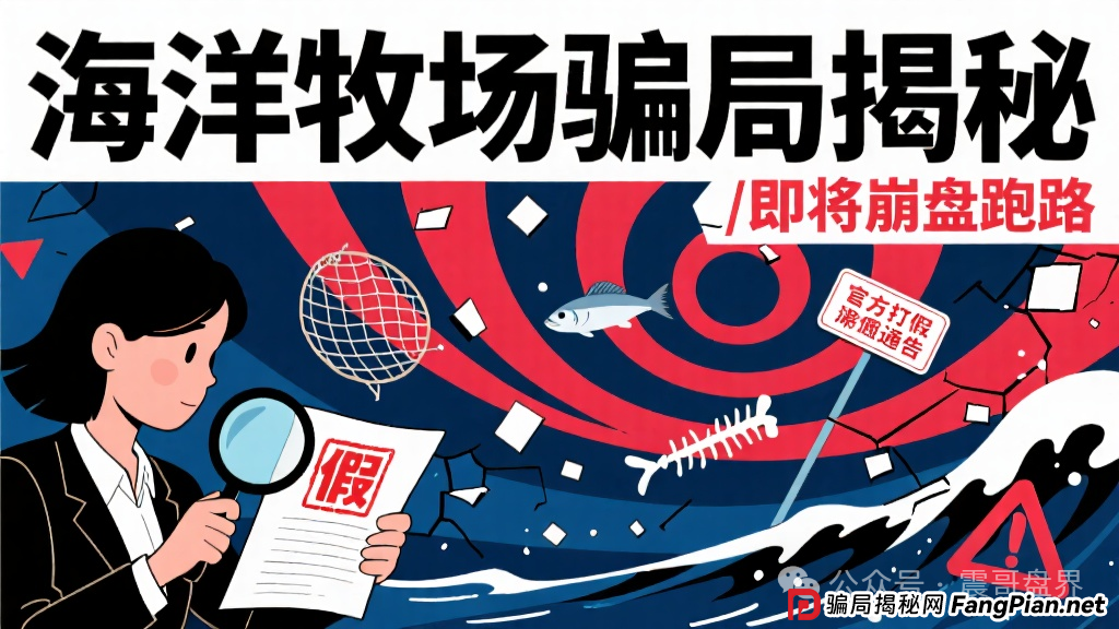 红色预警:海洋牧场骗局揭秘,官方已经下场打假,即将崩盘跑路