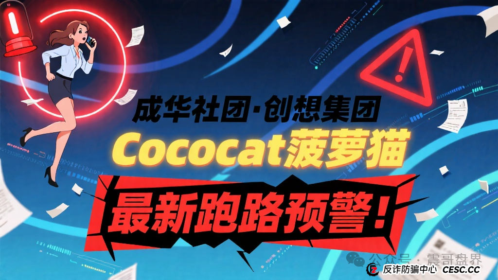 成华社团、创想集团、Cococat菠萝猫——最新跑路预警! 成华社团、创想集团、Cococat菠萝猫——最新跑路预警!