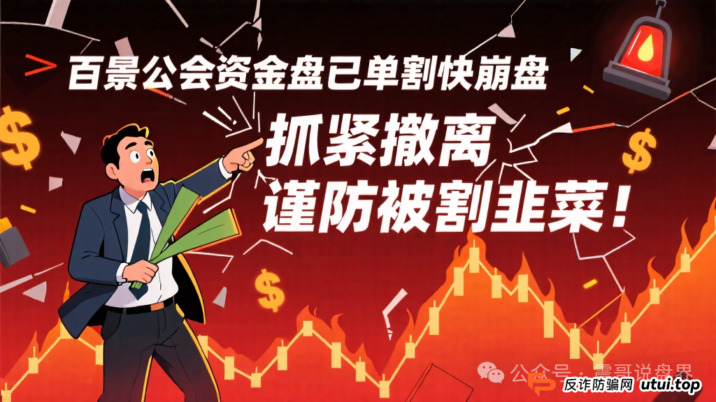 百景公会资金盘已经单割快崩盘，抓紧撤，别被割韭菜！