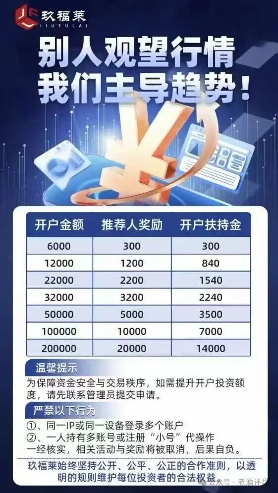 紧急预警！“玖福莱”股票跟单骗局进入倒计时，随时崩盘跑路！