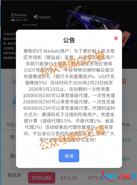 外汇盘｜境外“Vt Markets”遭仿冒，国内吸金不止，杀猪盘骗局又起......(5)